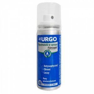 URGO Spray Filmogel - спрей для перевязки поверхностных ран, ссадин, царапин, 40 аппликаций, 40 мл 104442 фото