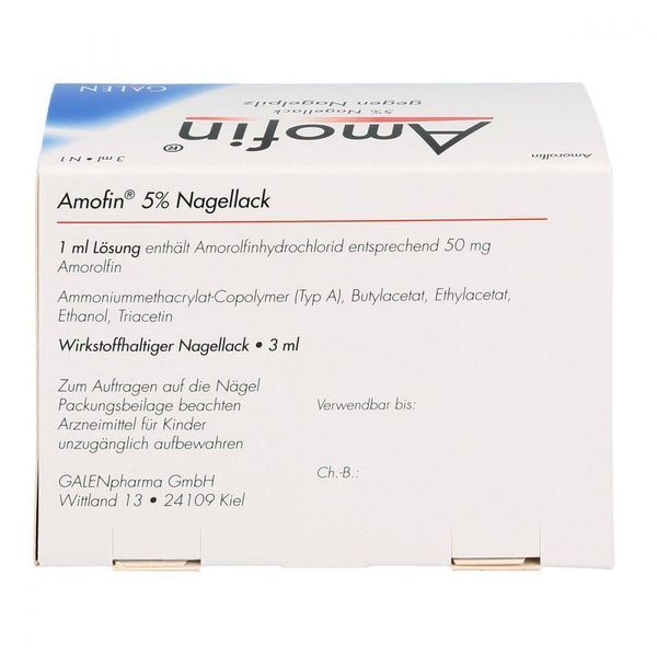 Amofin 5% Nagellack - противогрибковый лак для ногтей, 3 мл 102292 фото