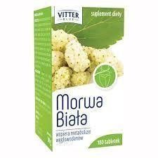 Vitter Blue Morwa biała - екстракт листя шовковиці білої, 180 таб. 104901 фото