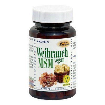 Weihrauch MSM vegan - для здоровья хрящей и суставов, 60 кап. 104801 фото
