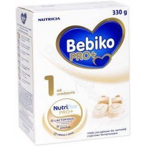 Bebiko Pro+ 1 - первая молочная смесь с рождения, частично ферментированная, 330 г 104152 фото