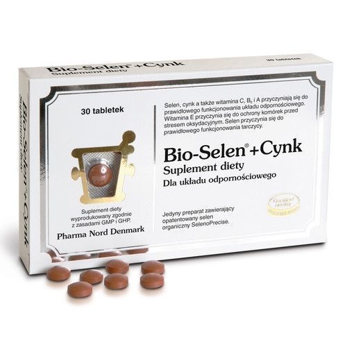 Bio-Selen + Cynk - для иммунной, нервной системы, для поддержки костей, кожи и зрения, 30 таб. 102652 фото Bio-Selen + Cynk - для иммунной, нервной системы, для поддержки костей, кожи и зрения, 30 таб. 102652 фото
