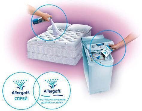 Allergoff &reg; (Аллергофф) спрей - акарицид для борьбы с клещом домашней пыли, 400 мл 101753 фото