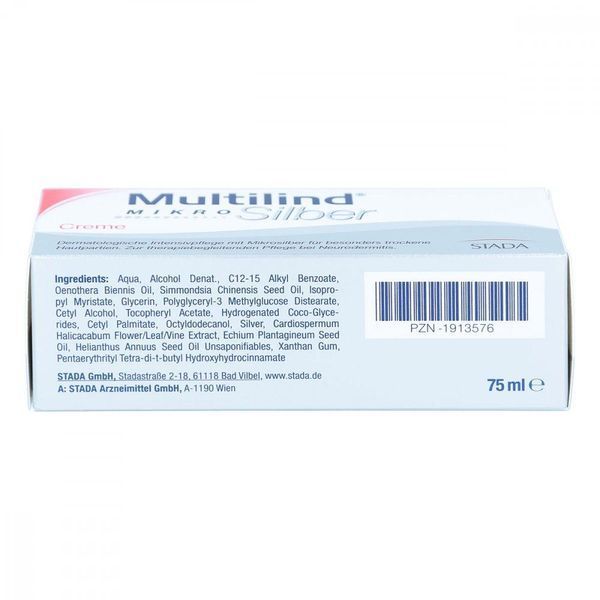 Multilind Mikrosilber - уход за сухой, чувствительной кожей, 75 мл 101803 фото