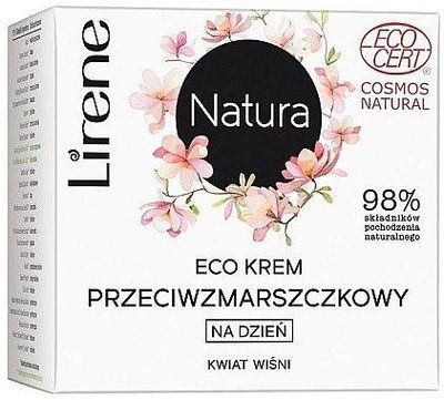 Lirene, Natura Eco, дневной крем против морщин, вишневый цвет, 50 мл 104554 фото