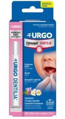 Urgo Dentilia - гель для дёсен при болезненном прорезывании зубов у младенцев, 10 мл 104805 фото