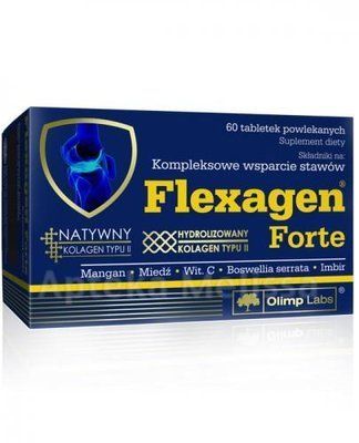 OLIMP FLEXAGEN FORTE - Комплексная поддержка суставов, 60 таблеток 105490 фото