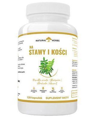 Natural Herbs &mdash; Натуральні трави для суглобів і кісток, 120 кап. 105440 фото