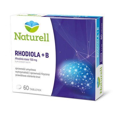 Rhodiola + B - екстракт кореня рододендрона троянди і вітамін B, 60 таб. 102605 фото