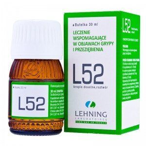 Lehning L52 - лечение инфекций верхних и нижних дыхательных путей, кашля, 30 мл 103806 фото