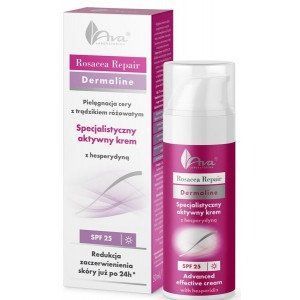 AVA Rosacea Repair SPF 25 - денний крем для обличчя з гесперидином при розацеа, 50 мл 104206 фото