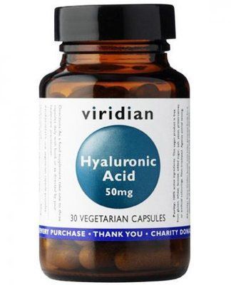 VIRIDIAN Hyaluronic acid 50 mg &mdash; Гіалуронова кислота 50 мг &mdash; 30 капсул. 105442 фото