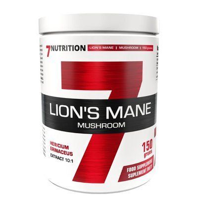 7NUTRITION Lion's Mane Mushroom - Экстракт гриб Ежовик гребенчатый для здоровья головного мозга, 150 г 105715 фото