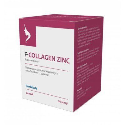 F-Collagen Zinc - колаген та цинк для суглобів, хрящів, волосся, шкіри та нігтів, 30 порцій 102258 фото