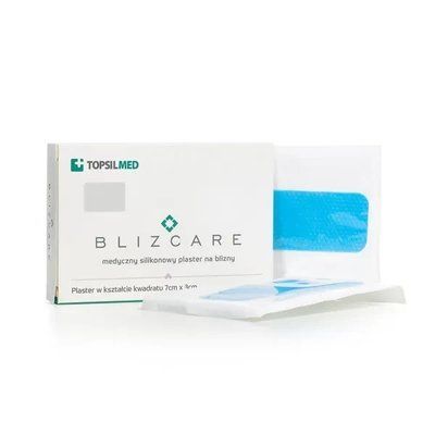 Blizcare Regular - силіконові пласти від шрамів і рубців для дітей, 7 х 3 см, 5 шт 105108 фото
