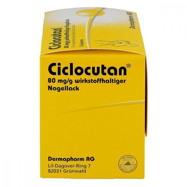 Ciclocutan 80 mg/g wirkstoffhaltiger Nagellack - Лак для ногтей противогрибковый, 6 г 101508 фото