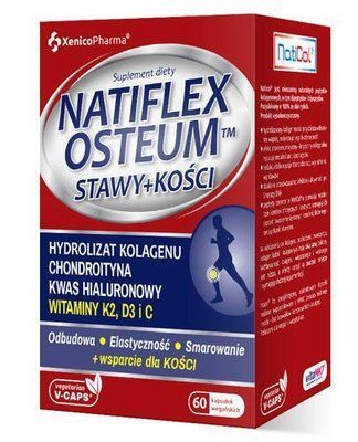NATIFLEX Osteum &mdash; Для здоров'я суглобів і кісток, 60 капсул. 105444 фото