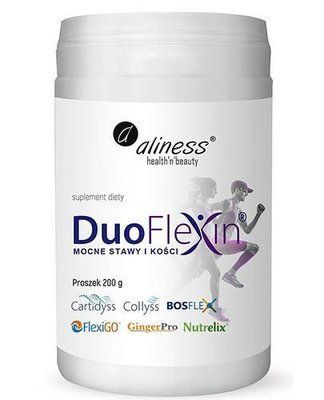 Aliness DuoFlexin - пищевая добавка в порошке,отвечающая за укрепление костно-суставной системы, 200 г 105494 фото