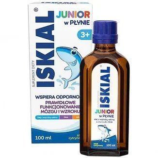 Iskial Junior - сироп для детей старше 3 лет и взрослых, со вкусом лимона, 100 мл 105259 фото