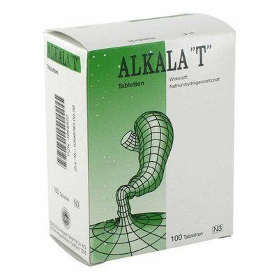 Alkala T-добавка, що запобігає закисленню організму в разі неправильного харчування або стресу, 100 таб. 105929 фото