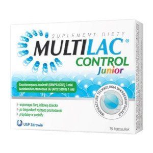 Multilac Control Junior - восстановление кишечной флоры после диареи у детей, 15 кап. 104110 фото