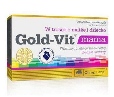 Olympus Gold-Vit вітаміни при вагітності, 30 таблеток 104160 фото