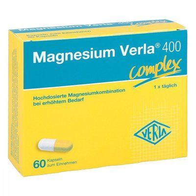 Magnesium Verla complex 400 &mdash; біологічно активна добавка, що забезпечує організм магнієм, 60 шт. 105824 фото