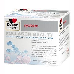 Doppelherz System Kollagen Beauty - питьевой комплекс для здоровья и молодости кожи, 25 мл х 30 амп. 103743 фото