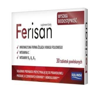 FERISAN, Ферисан - для серцево-судинної системи, 30 таб. 104593 фото