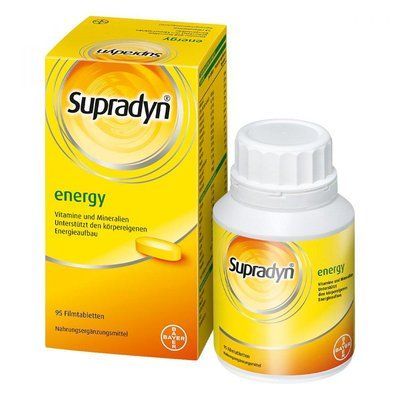 Supradyn Energia &mdash; призначена для активних людей у періоди підвищених розумових і фізичних навантажень, 95 101443 фото