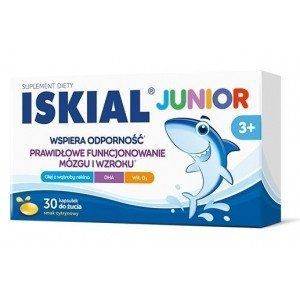 Iskial Junior - масло печени акулы c витамином D для детей от 3-х лет, 30 кап. 103062 фото