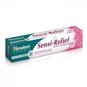 HIMALAYA, чувствительная зубная паста, рельеф для чувствительных зубов, без фтора, 75 мл 104462 фото