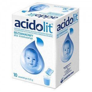 Acidolit - восстановление потери воды и минералов после отравления, для младенцев до 6 мес., 10 саше 104113 фото