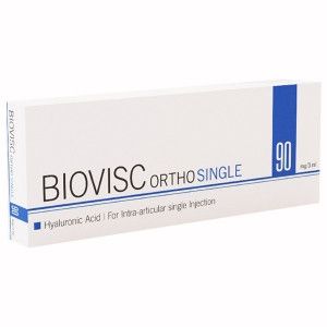 Biovisc Ortho Single - 90 мг / 3 мл, гіалуронова кислота, 1 заповнений шприц 102414 фото