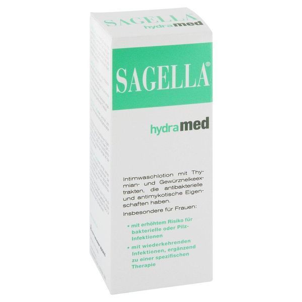 Sagella hydramed інтимний миючий лосьйон 100 мл 101514 фото