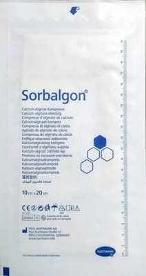 Hartmann Sorbalgon &mdash; Альгінатна пов'язка Сорбалгон 10 х 20 см, 1 шт. 105990 фото
