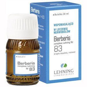 Barberis № 83 - при невралгических болях, мышцах и суставах, ревматизме, ишиас, 30 мл 103815 фото