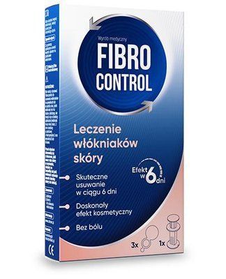 Fibrocontrol - Пластыри для удаления фибром с аппликатором, 3 шт 105365 фото