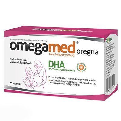 Omegamed Pregna Харчові добавки при вагітності 60 капсул 104165 фото