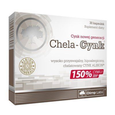 Olimp Chela-Cynk - цинк хелатный для волос, кожи и ногтей, 30 шт 101165 фото