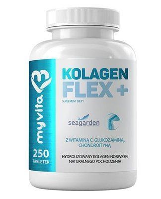MyVita Kolagen Flex + - коллаген норвежского SeaGarden типа I, полученный из атлантической трески, 250 таб 105501 фото