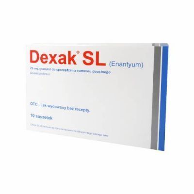 Dexak SL - від болю різного походження, 25 мг, 20 саше з лимонним смаком 102966 фото