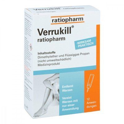 Verrukill ratiopharm - спрей от бородавок (50 мл) (Германия) 105316 фото