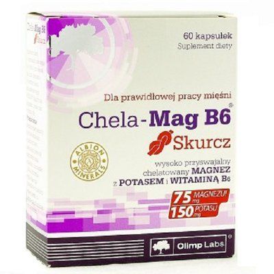 Olimp Chela-Mag B6 Skurcz - для нервной системы, мышечной ткани, 60 кап. 102616 фото