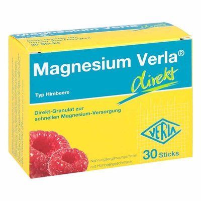 Magnesium Verla direkt &mdash; біологічно активна харчова добавка, що містить магній, 30 пакетиків 105830 фото