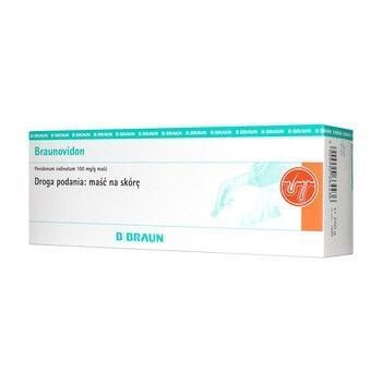 Braunovidon 100 mg/g &mdash; мазь від опіків, виразок, пролежнів, інфіковані виразки, гнійні ураження шкіри 100 мл 105367 фото
