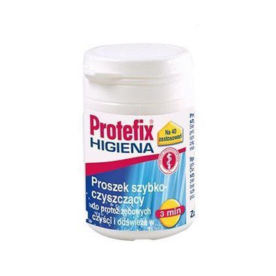 Protefix порошок быстрой очистки зубных протезов, 80 г 104467 фото