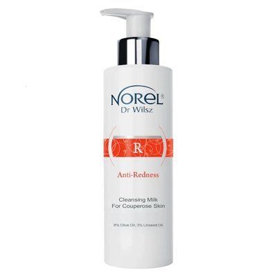 Norel Anti-Redness Milk - Ультраживильний засіб проти почервоніння 200 мл для куперозної шкіри 105017 фото