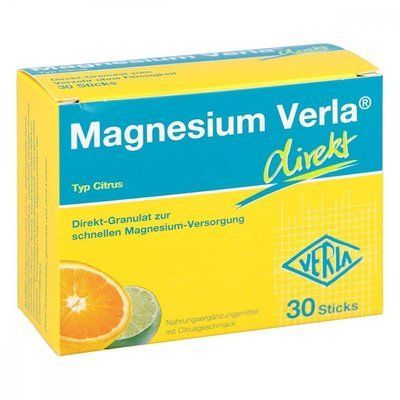 Magnesium Verla direkt &mdash; біологічно активна харчова добавка, що містить магній, 30 пакетиків 105832 фото