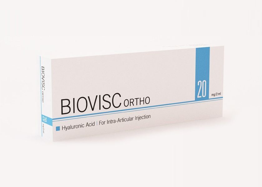 Biovisc Ortho - 20 мг / 2 мл, гиалуроновая кислота, 1 заполненный шприц 102418 фото